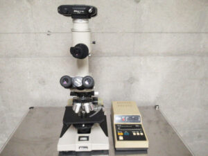 Nikon ニコン OPTIPHOT 生物顕微鏡 顕微鏡撮影機 FX-35A  マイクロスコープカメラコントロール UFX-II 対物レンズ4個付