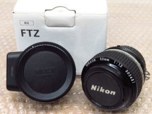 ニコン Nikon NIKKOR FTZ マウントアダプター 50㎜ F1.2 マニュアルフォーカス 単焦点レンズ