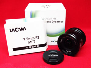 LAOWA ラオワ C-Dreamer 7.5mm f2 F2.0 MFT マイクロフォーサーズ用 カメラレンズ フード 元箱付