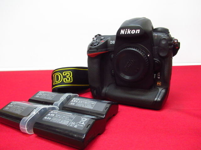 Nikon ニコン D3 デジタル一眼レフカメラ ボディ バッテリー4個